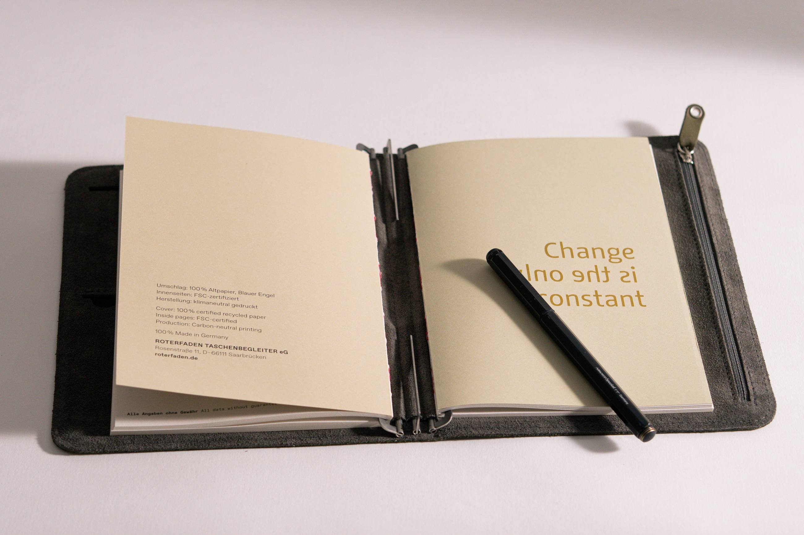 Notizbuch limitiert – CHANGE...